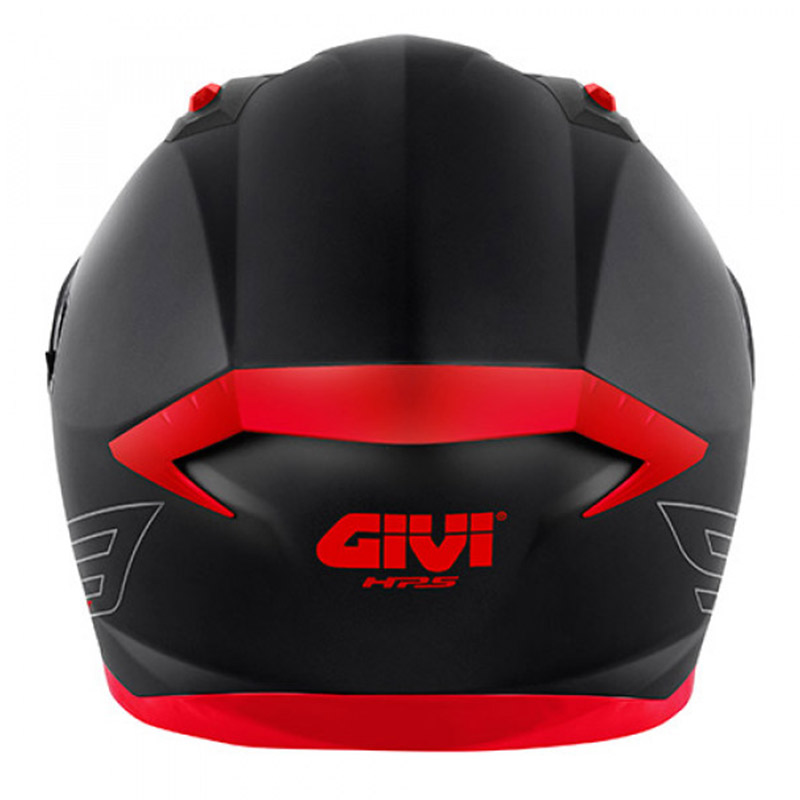 Κράνος Givi H50.9 μαύρο/κόκκινο ματ + pinlock + extra ζελατινα (ECE 22.06)