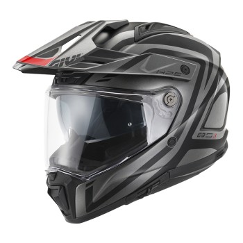 Κράνος Givi H80.1 Apex Black/Titan/Red Fiberglass (ECE 22.06)