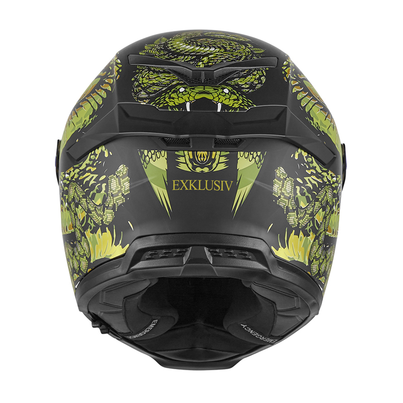 Κράνος Nox Goliath Mythology ECE 22.06 χρυσό/μαύρο ματ + extra φυμέ ζελατίνα