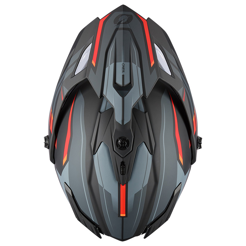 Κράνος Oneal A-SRS Spike V.24 (ECE 22.06) μαύρο/γκρι/κόκκινο