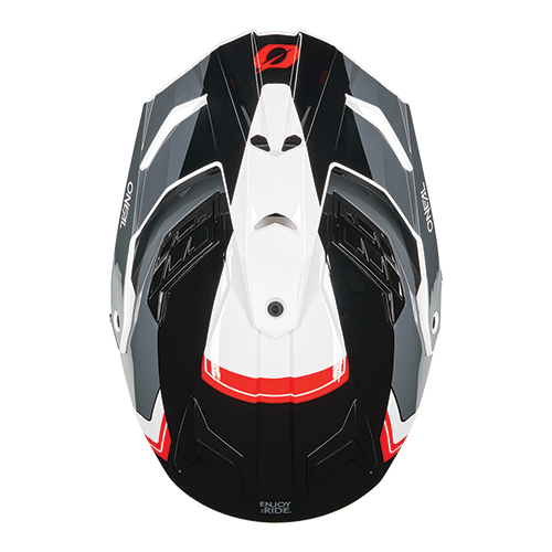Κράνος ONeal DSRS Nomad V.26 (ECE 22.06) μαύρο/άσπρο/κόκκινο