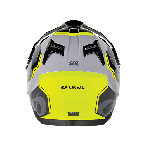 Κράνος ONeal DSRS Nomad V.26 (ECE 22.06) μαύρο/γκρι/neon κίτρινο