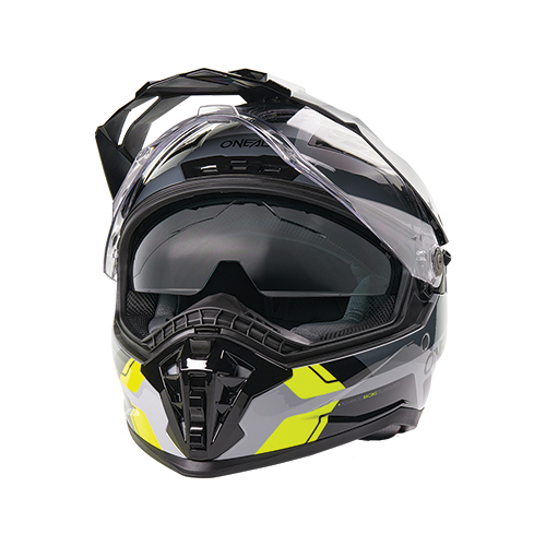 Κράνος ONeal DSRS Nomad V.26 (ECE 22.06) μαύρο/γκρι/neon κίτρινο