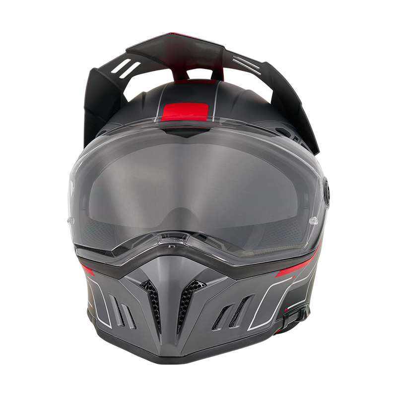 Κράνος Oneal Sierra RS Echo V.26 μαύρο/κόκκινο (ECE 22.06)