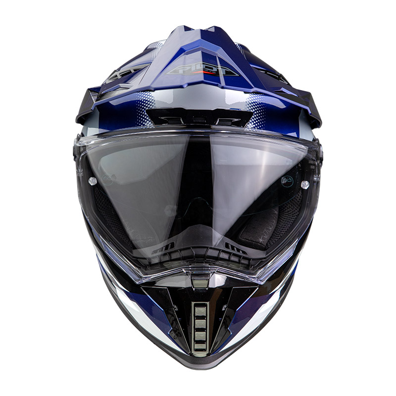 Κράνος Pilot Atacama SV X65 ECE 22.06 μπλε/άσπρο (περιλαμβάνει Pinlock 30)