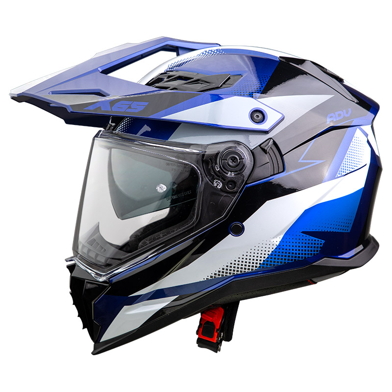 Κράνος Pilot Atacama SV X65 ECE 22.06 μπλε/άσπρο (περιλαμβάνει Pinlock 30)