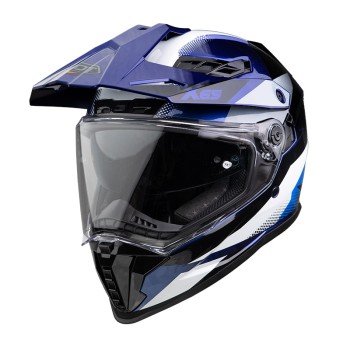 Κράνος Pilot Atacama SV X65 ECE 22.06 μπλε/άσπρο (περιλαμβάνει Pinlock 30)