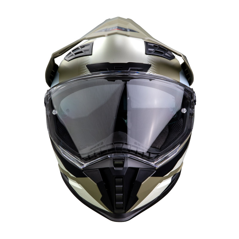 Κράνος Pilot Atacama SV X65 ECE 22.06 πράσινο/γκρι (περιλαμβάνει Pinlock 30)