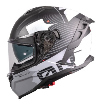 Κράνος Pilot Corsair SV On ECE 22.06 μαύρο/γκρι/άσπρο ματτ (περιλαμβάνει Pinlock 30)