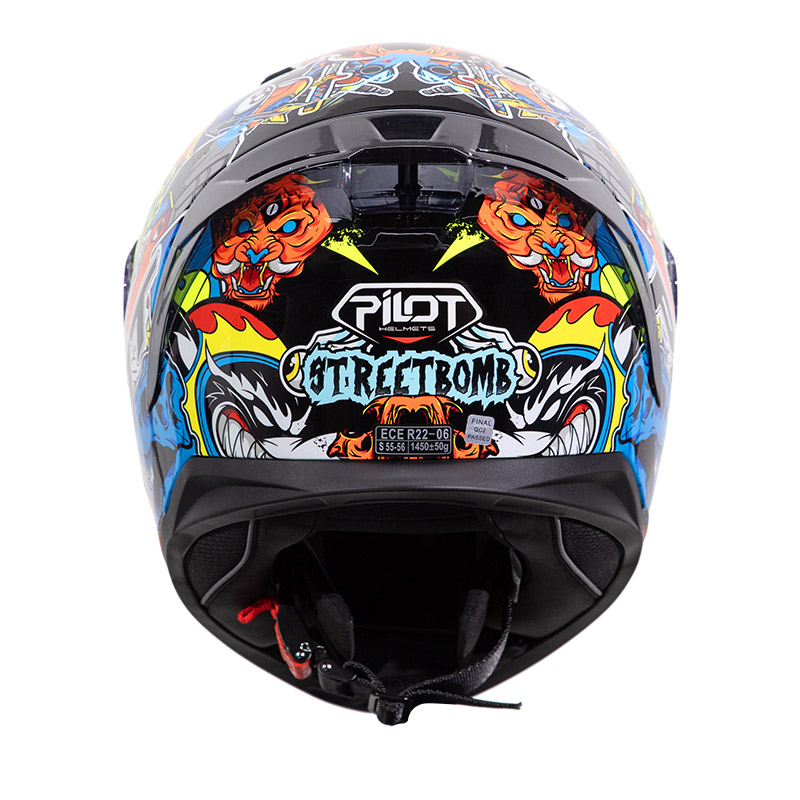 Κράνος Pilot Flex Streetbomb μαύρο/κίτρινο