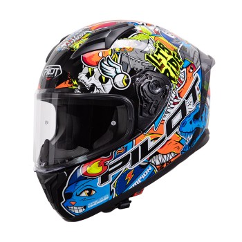 Κράνος Pilot Flex Streetbomb μαύρο/κίτρινο