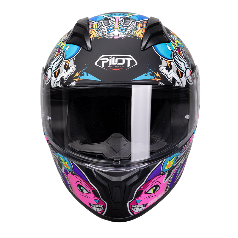 Κράνος Pilot Flex Streetbomb μαύρο/κόκκινο