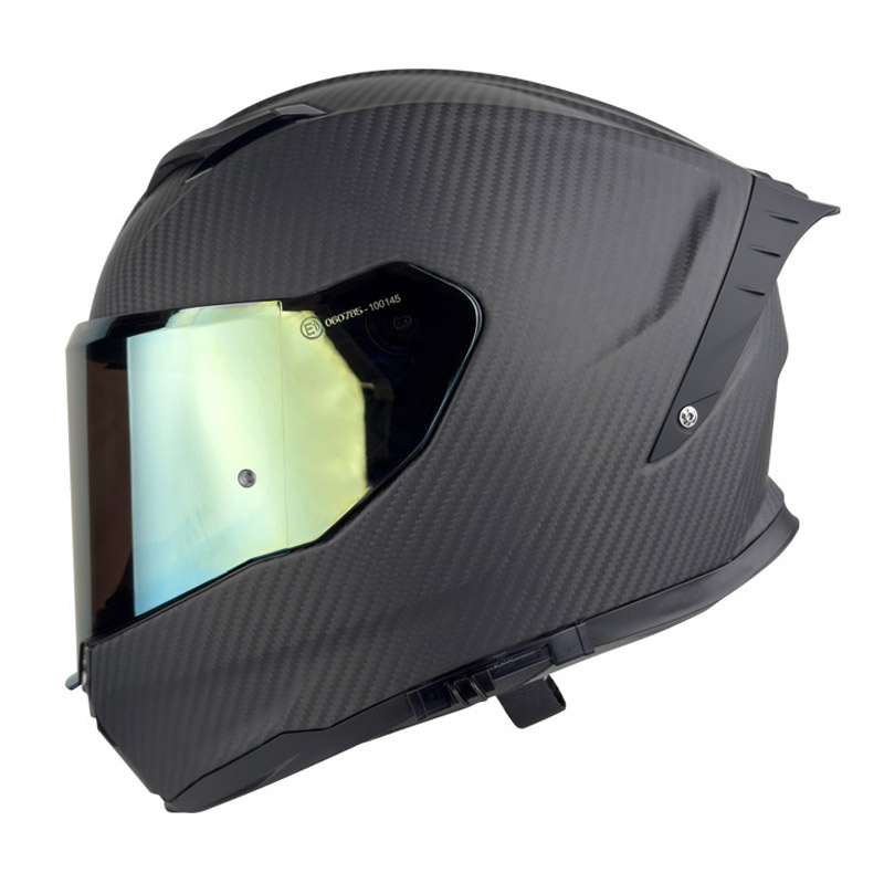 Κράνος Pilot Stealth SV 100% Carbon + extra χρυσό ιρίδιο ζελατίνα