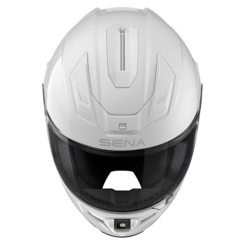 Κράνος Sena Phantom Smart mesh 3.0 & Wave + 2nd gen Harman Kardon άσπρο gloss