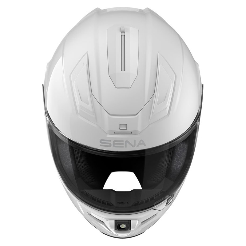 Κράνος Sena Phantom Smart mesh 3.0 & Wave + 2nd gen Harman Kardon άσπρο gloss