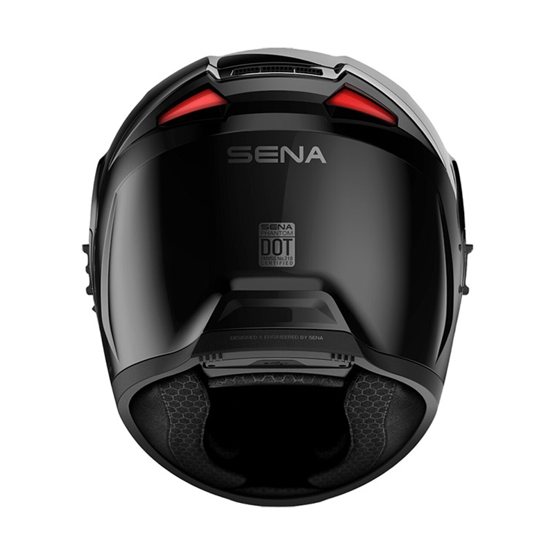 Κράνος Sena Phantom Smart mesh 3.0 & Wave + 2nd gen Harman Kardon μαύρο gloss