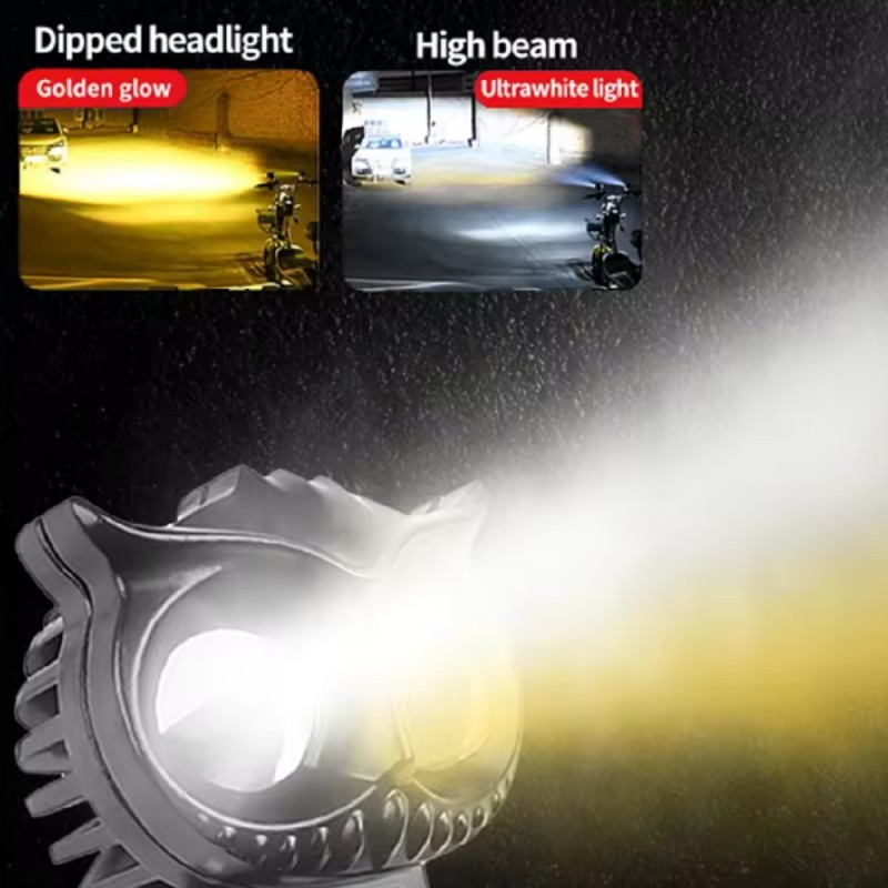 Προβολάκι HEYWORD DUAL LIGHT ΛΕΥΚΟ-ΚΙΤΡΙΝΟ 20W 3000lm 6000K/2500K