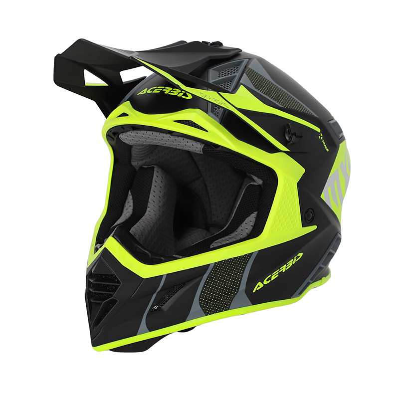 Κράνος Acerbis X-Track ECE22.06 25032.457 μαύρο/fluo κίτρινο