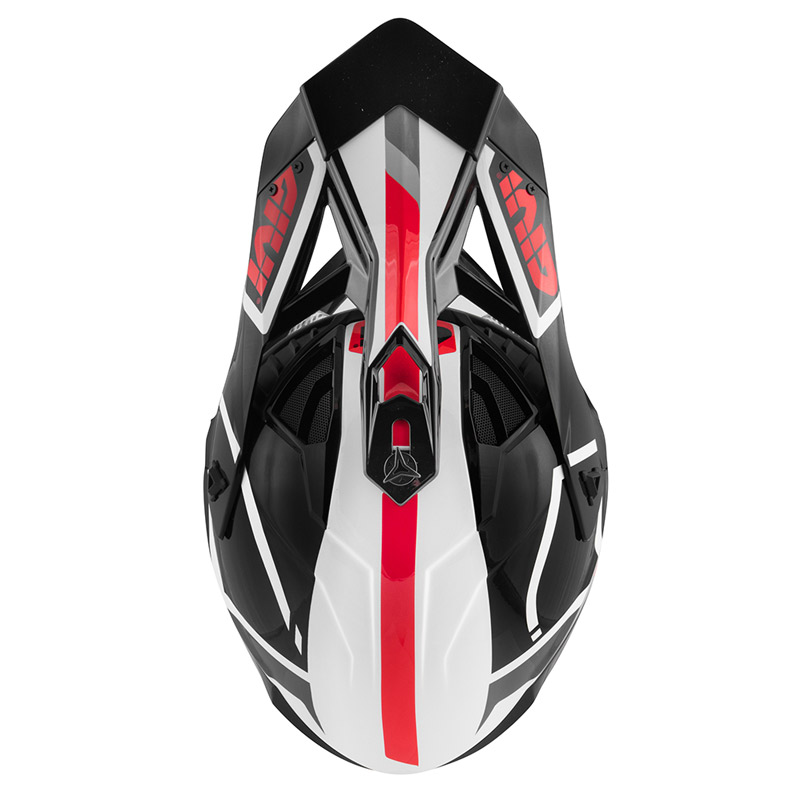 Κράνος Givi H70.1 Logic Fiber-Glass Black/White/Red (ECE 22.06)