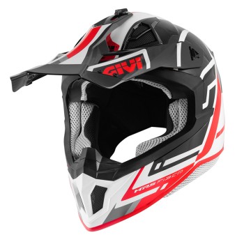 Κράνος Givi H70.1 Logic Fiber-Glass Black/White/Red (ECE 22.06)