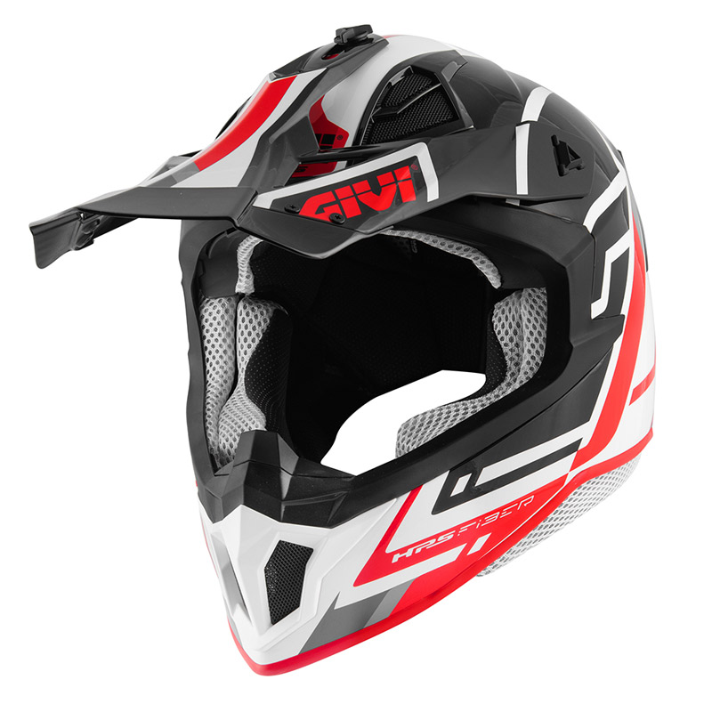 Κράνος Givi H70.1 Logic Fiber-Glass Black/White/Red (ECE 22.06)