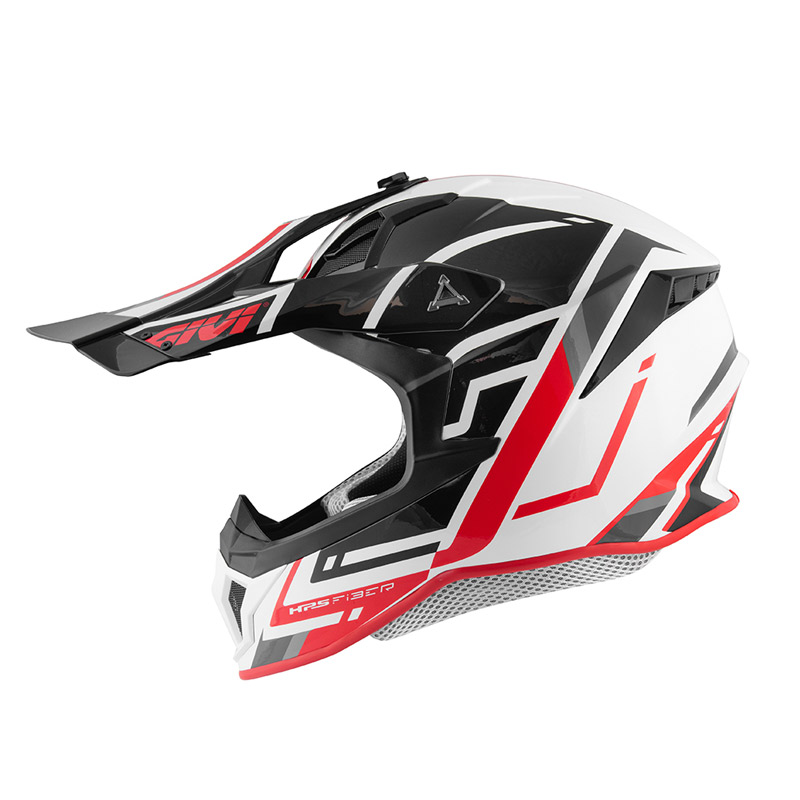 Κράνος Givi H70.1 Logic Fiber-Glass Black/White/Red (ECE 22.06)