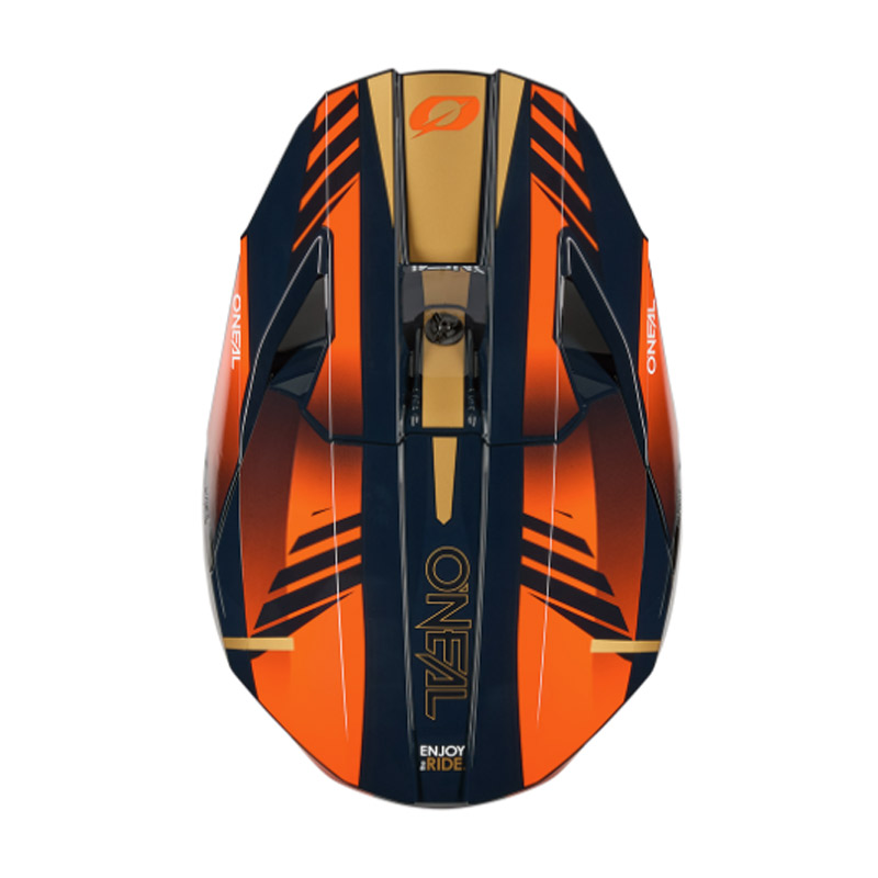 Κράνος Oneal 3SRS Haze V.26 ECE 22.06 μπλε/πορτοκαλί/χρυσό