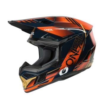 Κράνος Oneal 3SRS Haze V.26 ECE 22.06 μπλε/πορτοκαλί/χρυσό