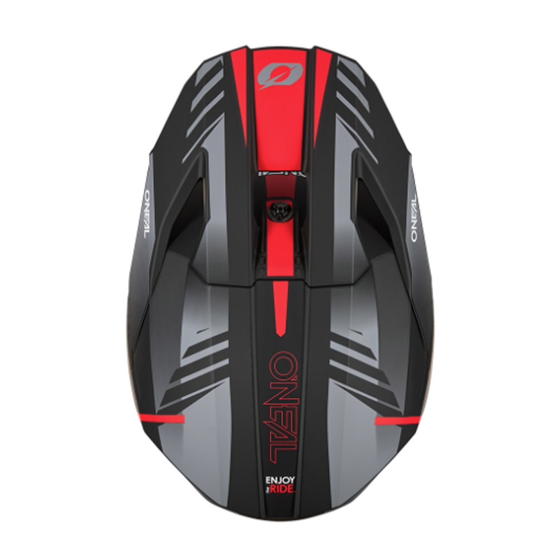 Κράνος Oneal 3SRS Haze V.26 ECE 22.06 μαύρο/γκρι/κόκκινο