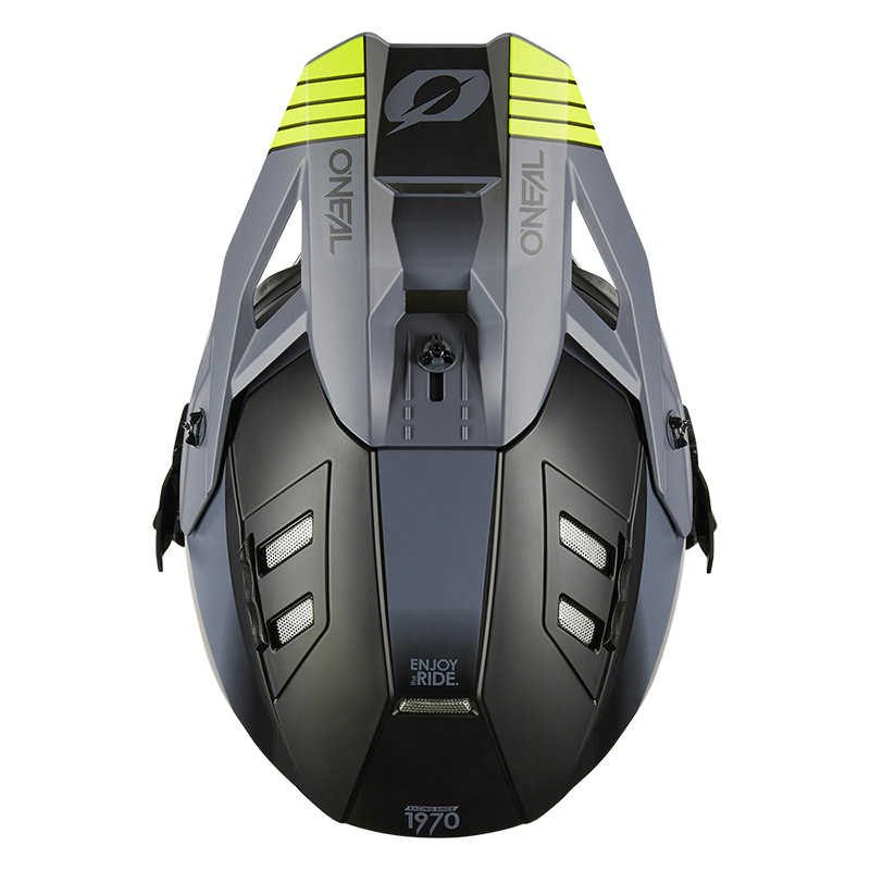 Κράνος Oneal EX-SRS Hitch V.24 ECE 22.06 μαύρο/γκρι/neon κίτρινο