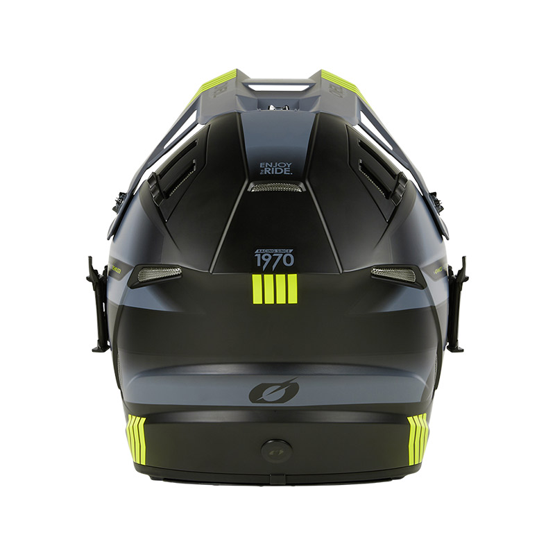 Κράνος Oneal EX-SRS Hitch V.24 ECE 22.06 μαύρο/γκρι/neon κίτρινο