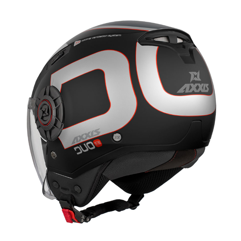 Κράνος AXXIS Metro S Duo B1 μαύρο gloss