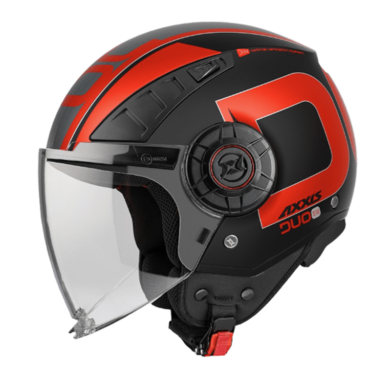 Κράνος AXXIS Metro S Duo B15 κόκκινο ματ