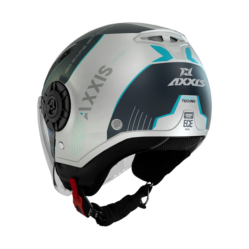 Κράνος AXXIS Metro S Techno μπλε ματ A7