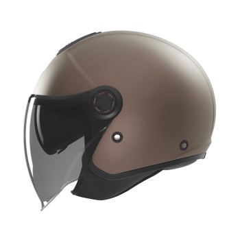 Κράνος Nox N182 μπρονζέ ματ