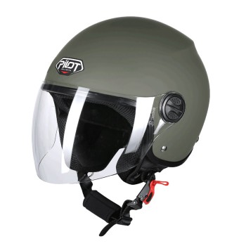 Κράνος Pilot Fazer military πράσινο ματ