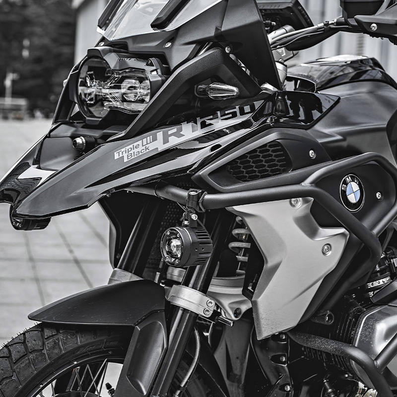 Motowolf Προβολάκια Μοτοσυκλέτας LED 70W 6000k-3000k MDL5006 με Διακόπτη Μαύρο