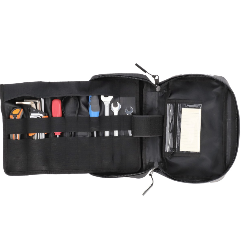 Εργαλειοθήκη εμπρός φτερού Logo Acerbis 26161.315 μαύρο/άσπρο