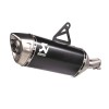 Τελικο Akrapovic street legal black S-H7SO6-HRTB HONDA 750 TRANSALP 2023