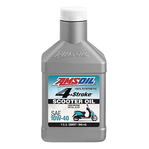 AMSOIL FORMULA 4-STROKE® 10W40 100% SYNTHETIC SCOOTER OIL (946ml)