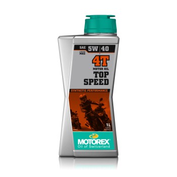 Λάδι 4T Top Speed 5W/40 100% συνθετικό, 1 Lt Motorex