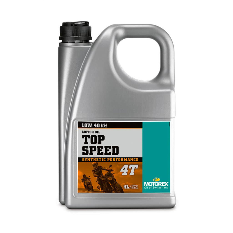 Λάδι 4T Top Speed MC 10W/40 συνθετικό, 4 Lt Motorex