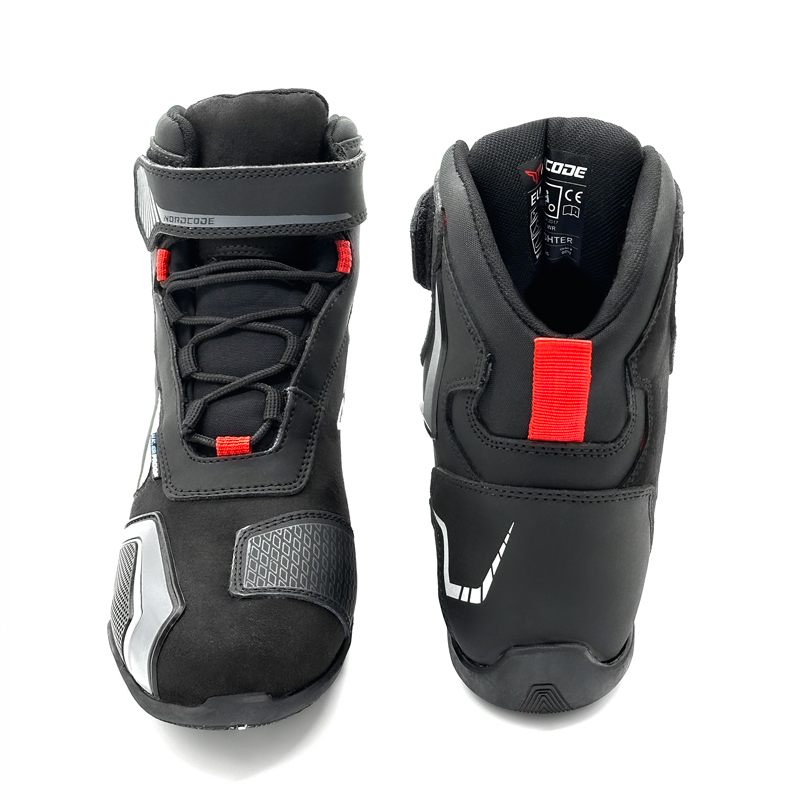 Μποτάκι Eco Leather Nordcode Fighter WP EN 13634 μαύρο/γκρι