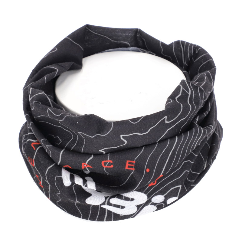 Φουλάρι Acerbis Reg 26343.323 μαύρο/κόκκινο