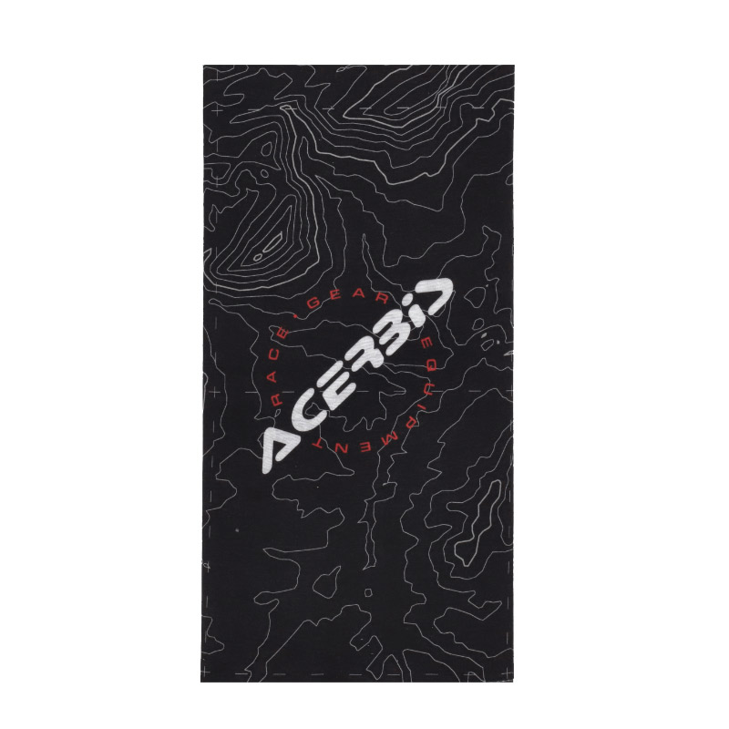 Φουλάρι Acerbis Reg 26343.323 μαύρο/κόκκινο