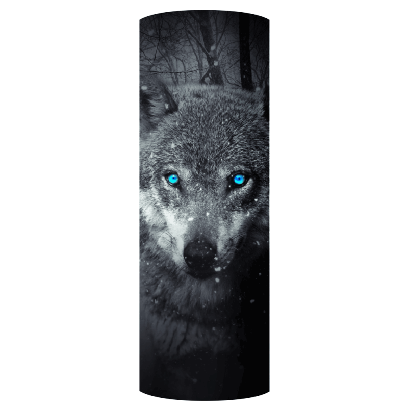 Φουλάρι Nordcode_ Tube neck 12 Wolf μαύρο/γκρι