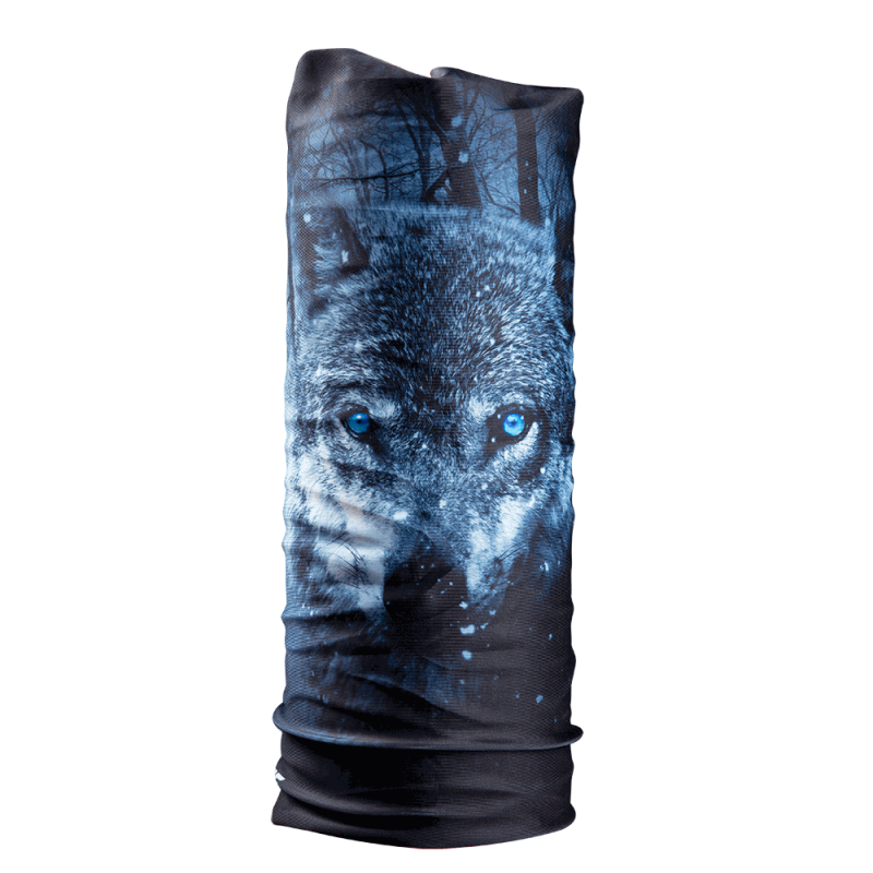 Φουλάρι Nordcode_ Tube neck 12 Wolf μαύρο/γκρι