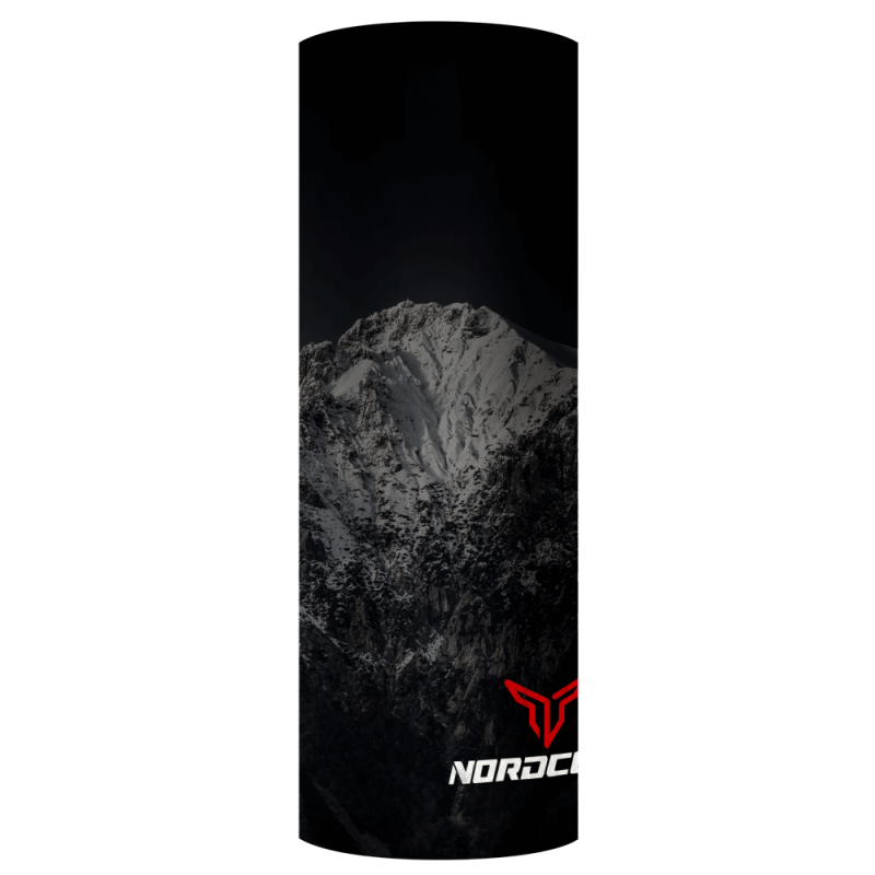 Φουλάρι Nordcode_ Tube neck 5 Mountain μαύρο/γκρι